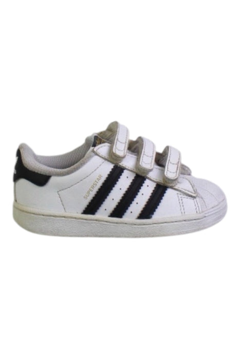 A Black Sneakers from Adidas in size 3T for neutral. (Front View)