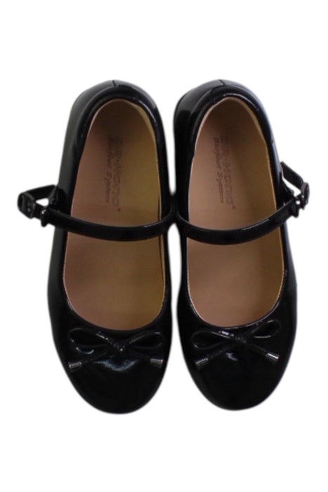 A Black Flats from Dr. Kong in size 6T for girl. (Back View)