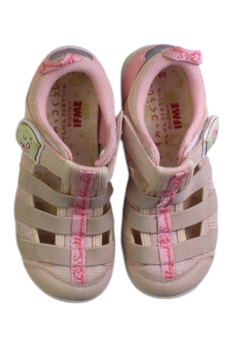 A Pink Sandals from IFME in size 7Y for girl. (Back View)