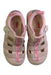 A Pink Sandals from IFME in size 7Y for girl. (Back View)