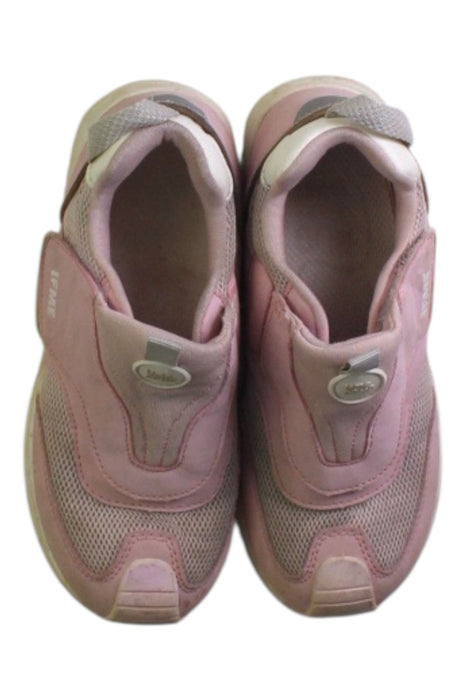 A Pink Sneakers from IFME in size 7Y for girl. (Back View)