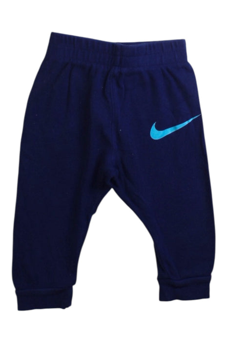 A Navy Sweatpants from Nike in size 6-12M for boy. (Front View)