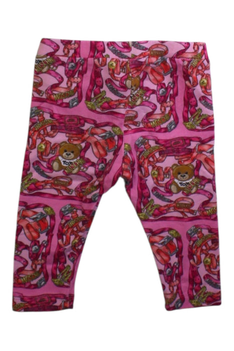 A Pink Leggings from Moschino in size 6-12M for girl. (Back View)