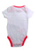 A White Short Sleeve Bodysuits from Nike in size 0-3M for girl. (Back View)