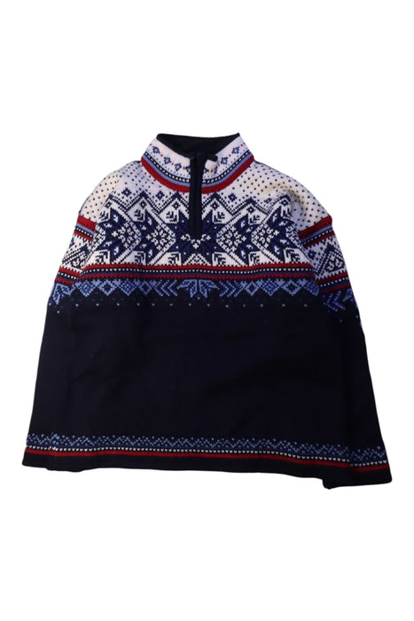 A Navy Knit Sweaters from Dale Norway in size 10Y for boy. (Front View)