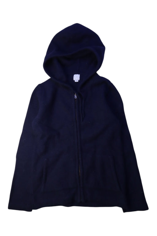 A Navy Hooded Sweatshirts from CdeC in size 10Y for boy. (Front View)