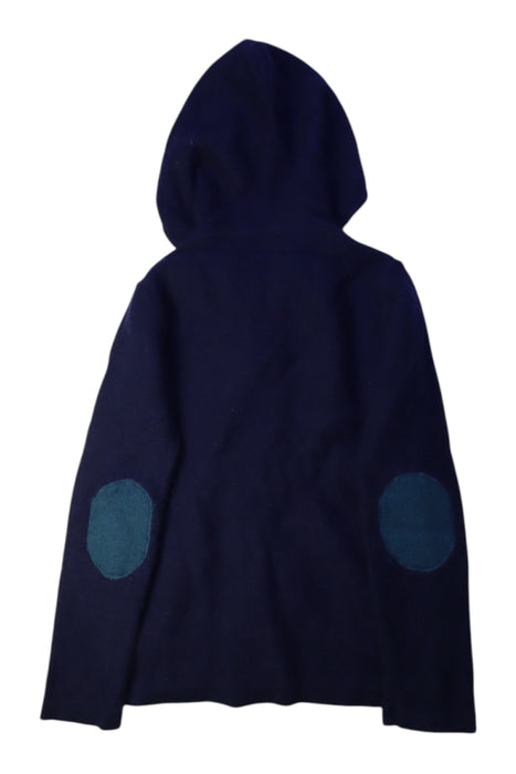 A Navy Hooded Sweatshirts from CdeC in size 10Y for boy. (Back View)