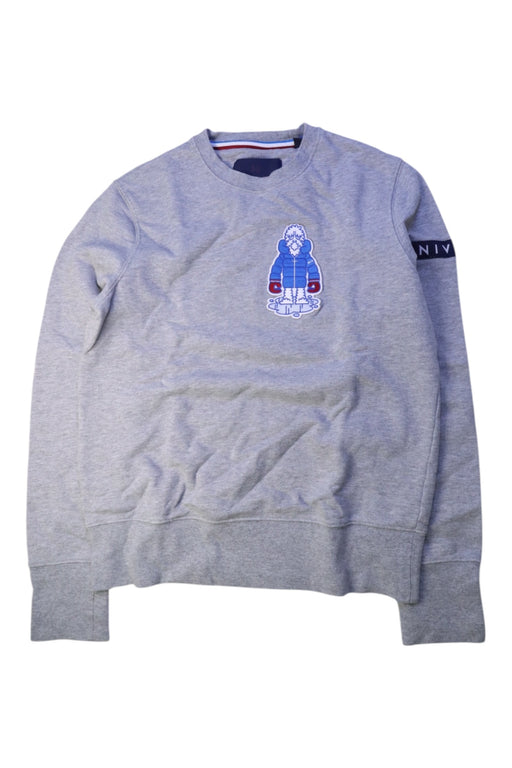 A Grey Crewneck Sweatshirts from Nivose in size 12Y for neutral. (Front View)