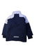 A Navy Puffer/Quilted Jackets from Polarn O. Pyret in size 5T for boy. (Back View)