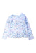 A Blue Rash Guards from RuffleButts in size 4T for girl. (Front View)