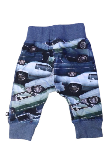 A Blue Casual Pants from Molo in size 3-6M for boy. (Back View)