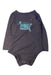 A Black Long Sleeve Bodysuits from Mini Mioche in size 18-24M for boy. (Front View)
