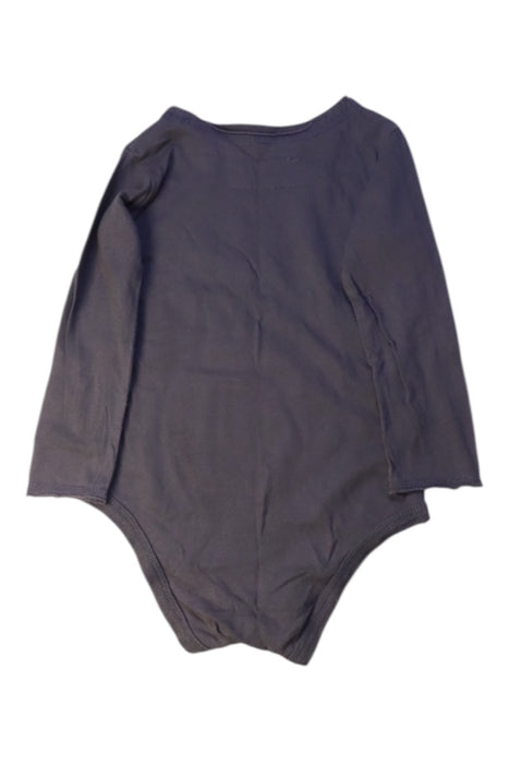 A Black Long Sleeve Bodysuits from Mini Mioche in size 18-24M for boy. (Back View)