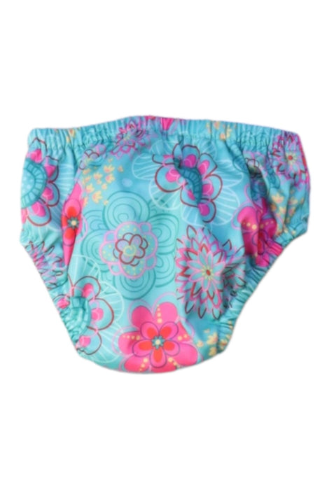 A Blue Swim Diapers from Charlie Banana in size 12-18M for boy. (Back View)