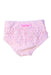 A Pink Bloomers from RuffleButts in size 4T for girl. (Back View)