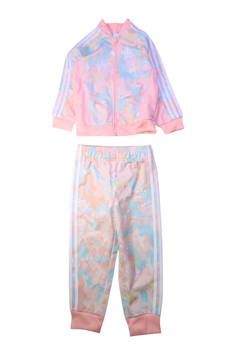 A Multicolour Pants Sets from Adidas in size 2T for girl. (Front View)