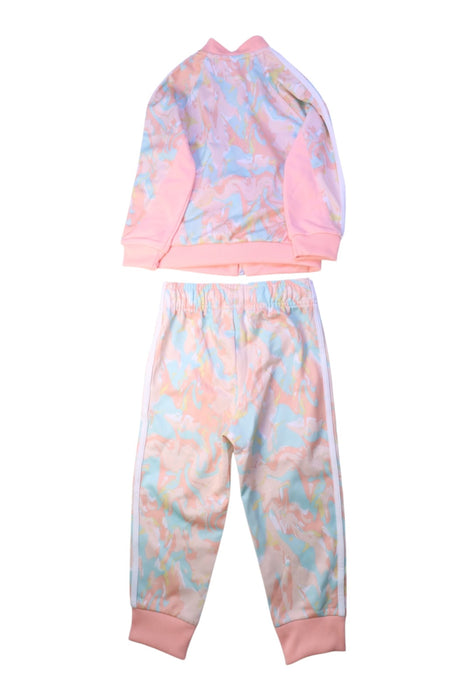 A Multicolour Pants Sets from Adidas in size 2T for girl. (Back View)