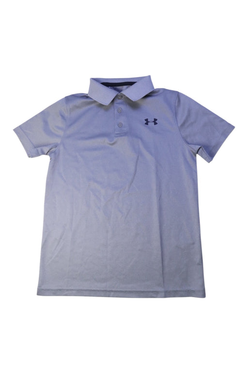 A White Short Sleeve Polos from Under Armour in size 10Y for boy. (Front View)