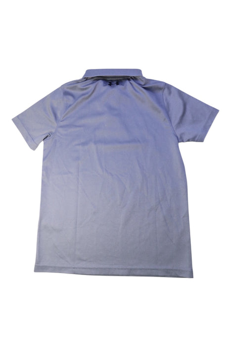 A White Short Sleeve Polos from Under Armour in size 10Y for boy. (Back View)