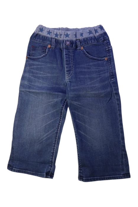 A Blue Jeans from Miki House in size 12Y for boy. (Front View)