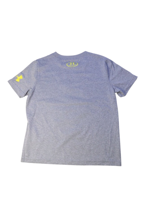 A Grey Short Sleeve T Shirts from Under Armour in size 7Y for boy. (Back View)
