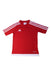 A Red Active Tops from Adidas in size 7Y for boy. (Front View)