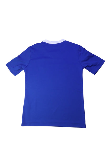 A Blue Short Sleeve T Shirts from Adidas in size 9Y for boy. (Back View)