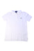A White Short Sleeve Polos from Polo Ralph Lauren in size 7Y for boy. (Front View)