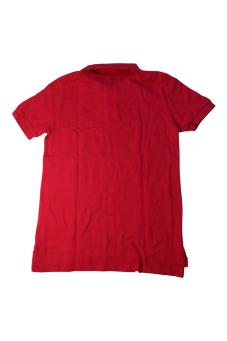 A Red Short Sleeve Polos from Polo Ralph Lauren in size 7Y for boy. (Back View)