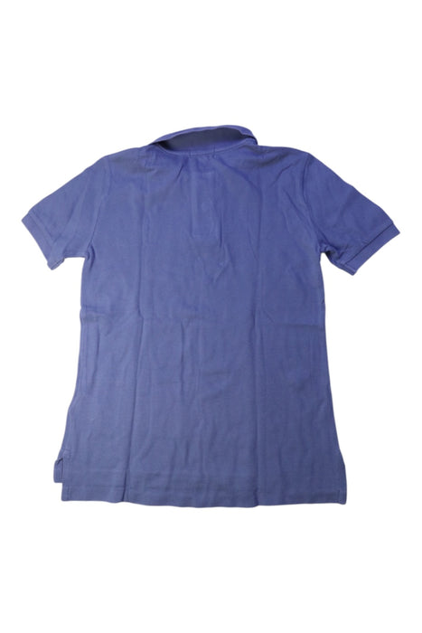 A Blue Short Sleeve Polos from Polo Ralph Lauren in size 7Y for boy. (Back View)
