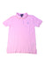 A Pink Short Sleeve Polos from Polo Ralph Lauren in size 6T for boy. (Front View)