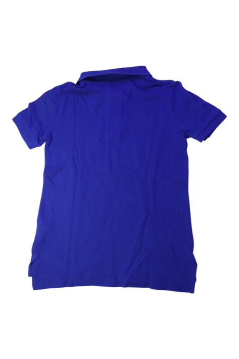A Blue Short Sleeve Polos from Polo Ralph Lauren in size 7Y for boy. (Back View)