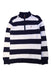 A Navy Zippered Sweatshirts from Polo Ralph Lauren in size 7Y for boy. (Front View)