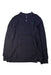 A Navy Long Sleeve Polos from Polo Ralph Lauren in size 7Y for boy. (Front View)