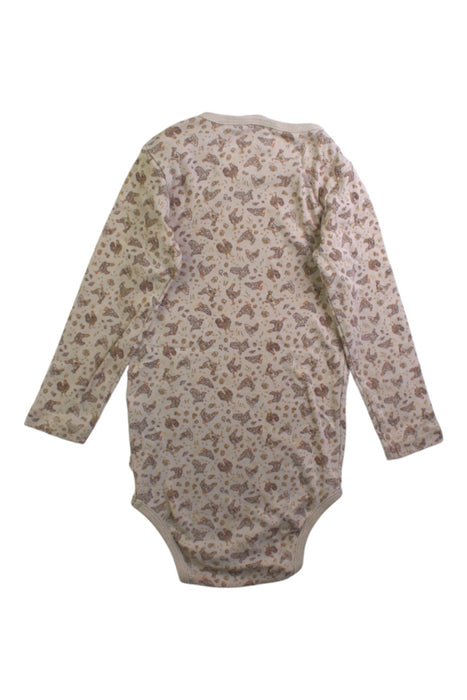 A Ivory Long Sleeve Bodysuits from Wheat in size 2T for neutral. (Back View)