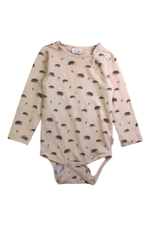 A Beige Long Sleeve Bodysuits from Petit Piao in size 18-24M for neutral. (Front View)