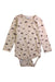 A Beige Long Sleeve Bodysuits from Petit Piao in size 18-24M for neutral. (Front View)