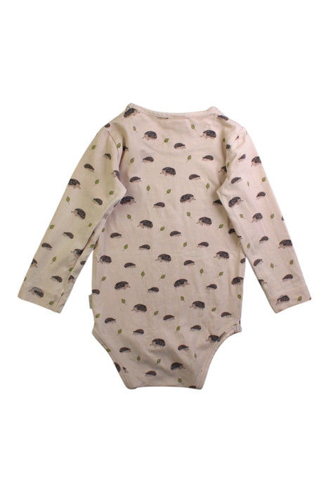 A Beige Long Sleeve Bodysuits from Petit Piao in size 18-24M for neutral. (Back View)
