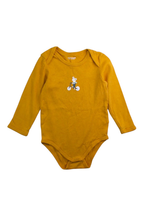A Yellow Long Sleeve Bodysuits from Vertbaudet in size 2T for boy. (Front View)
