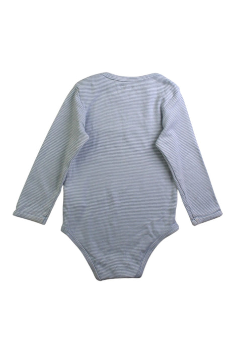 A Blue Long Sleeve Bodysuits from Vertbaudet in size 2T for boy. (Back View)
