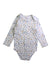 A White Long Sleeve Bodysuits from Vertbaudet in size 2T for boy. (Front View)