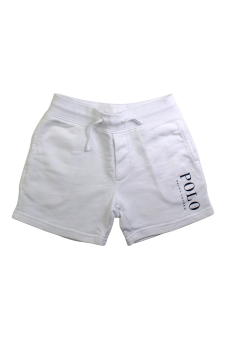 A White Shorts from Polo Ralph Lauren in size 3T for boy. (Front View)