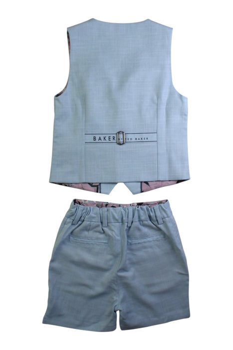A Blue Suit Vests from Baker by Ted Baker in size 3T for boy. (Back View)