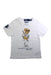A White Short Sleeve T Shirts from Polo Ralph Lauren in size 4T for boy. (Front View)