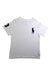 A White Short Sleeve T Shirts from Polo Ralph Lauren in size 3T for boy. (Front View)