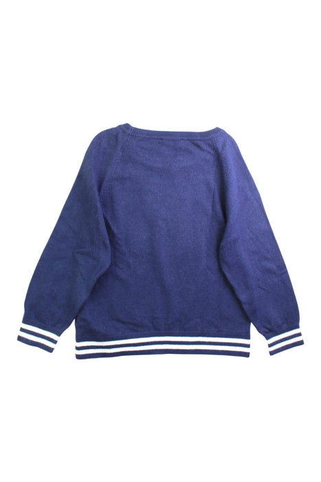 A Navy Crewneck Sweatshirts from Moschino in size 4T for boy. (Back View)