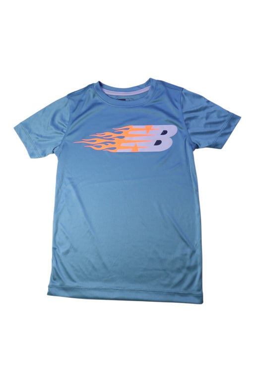 A Blue Active Tops from New Balance in size 8Y for boy. (Front View)