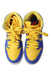 A Blue Sneakers from Air Jordan in size 7Y for boy. (Back View)