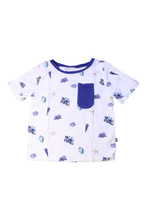 A White Short Sleeve T Shirts from Kyte Baby in size 3T for boy. (Front View)