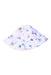 A White Sun Hats from Angel Dear in size 6-12M for neutral. (Front View)